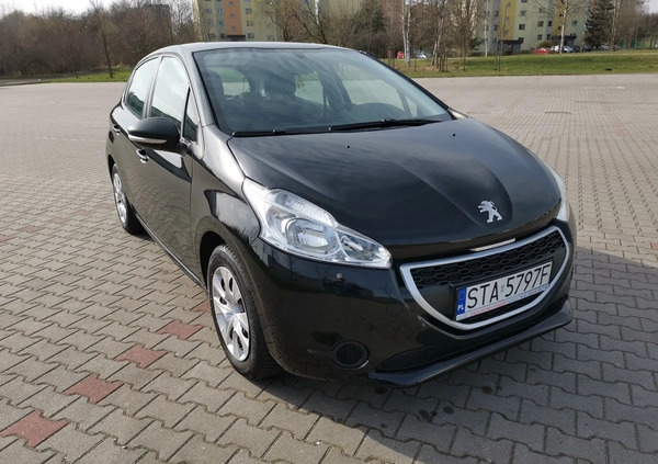 Peugeot 208 cena 20900 przebieg: 134000, rok produkcji 2013 z Radzionków małe 154